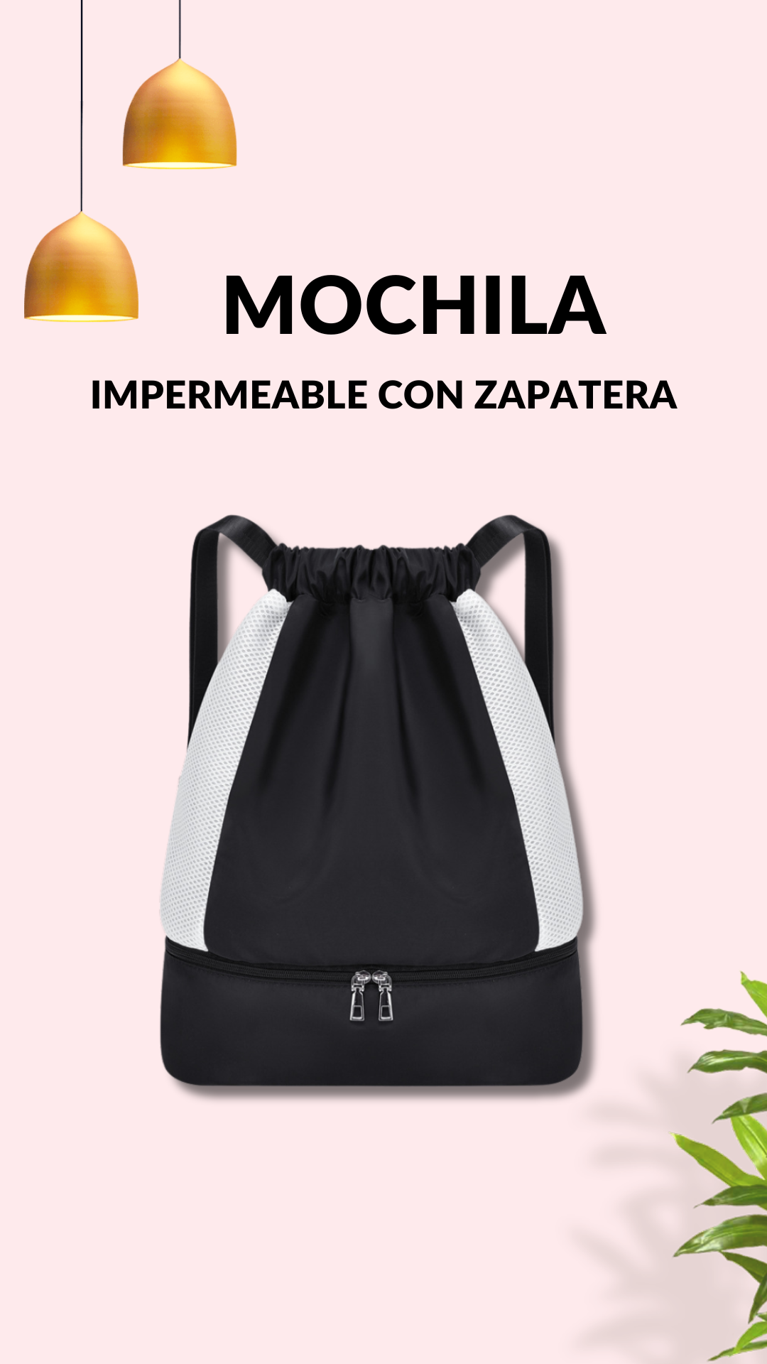 Mochila Impermeable con Zapatera